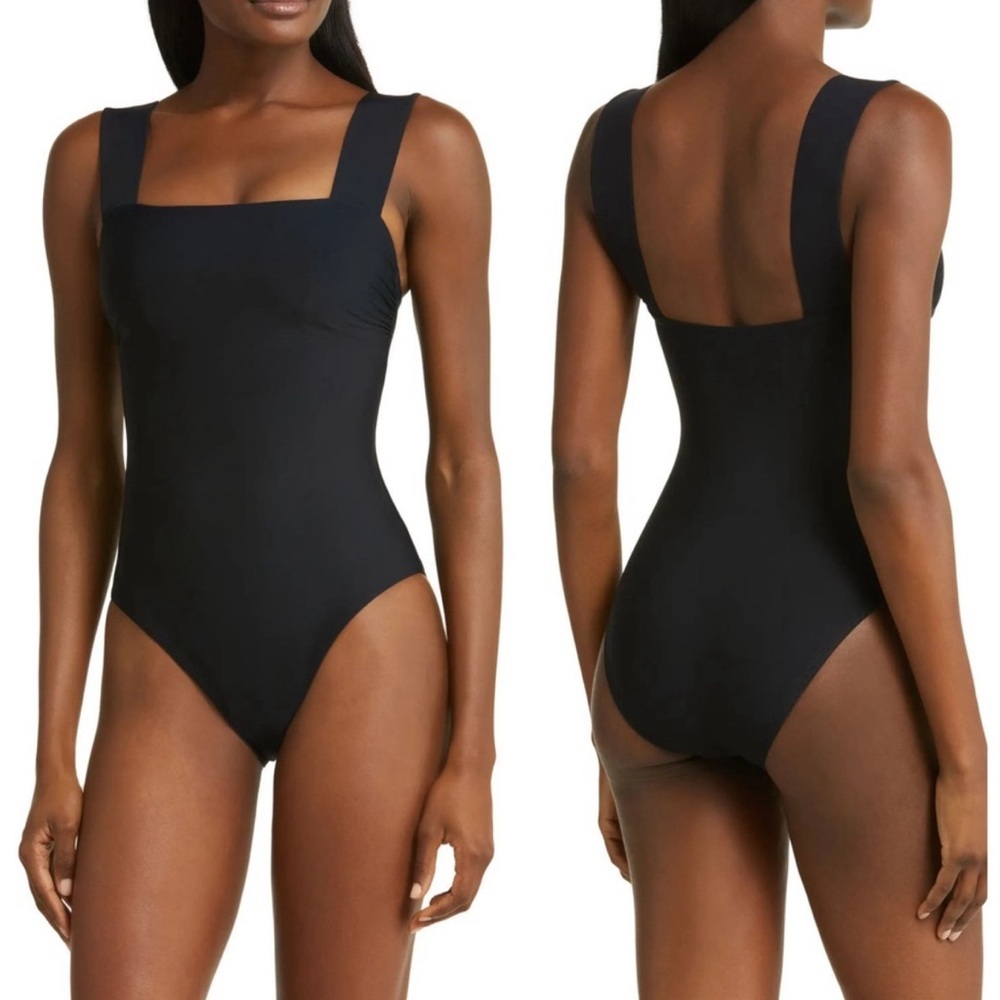 BONDI BORN Gwen Square Neck One-Piece Swimsuit - Picture 8 of 10